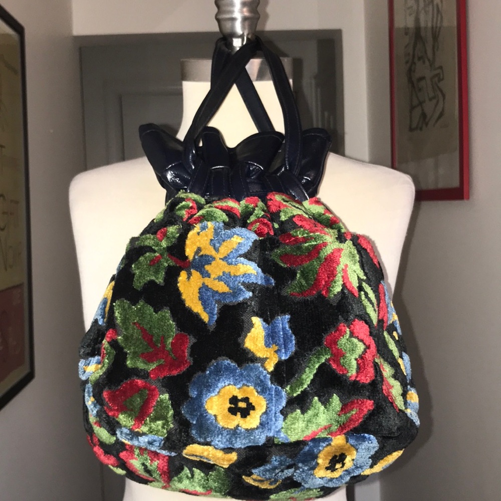 Vintage Carpet Tapestry Small Ball Bag π - Picture 4 of 8